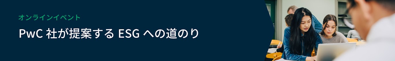 PwC 社が提案する ESG への道のり