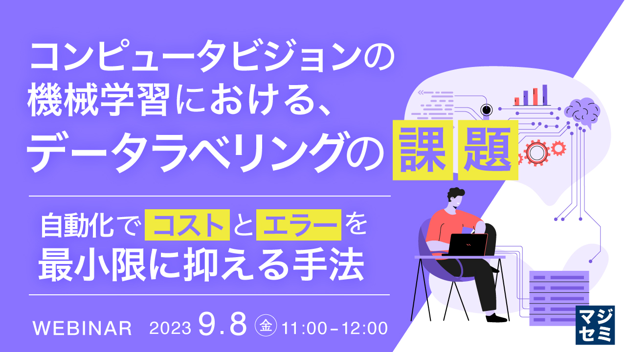 コンピュータビジョンの機械学習における、データラベリングの課題 ~自動化でコストとエラーを最小限に抑える手法~